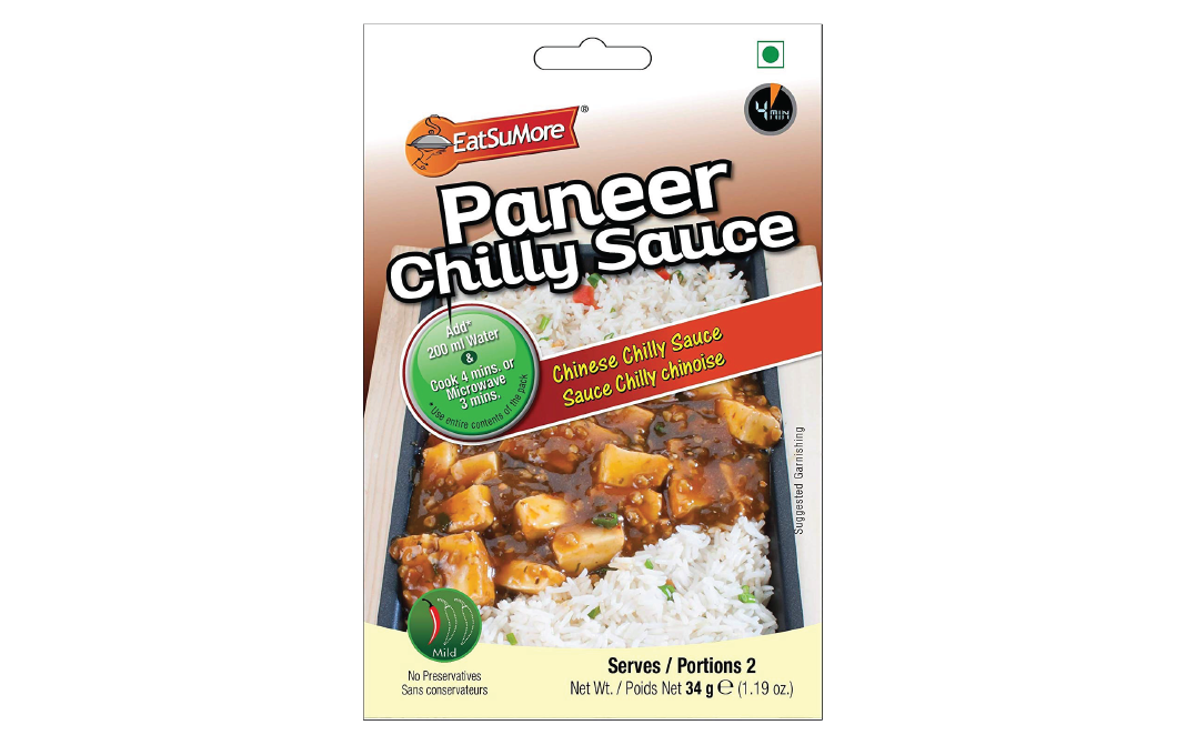 EatSuMore Paneer Chilly Sauce    Pack  34 grams